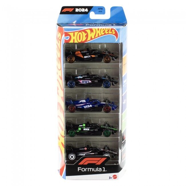 Ігровий набір Hot Wheels F1 2024 5 базових болідів (JGF58)