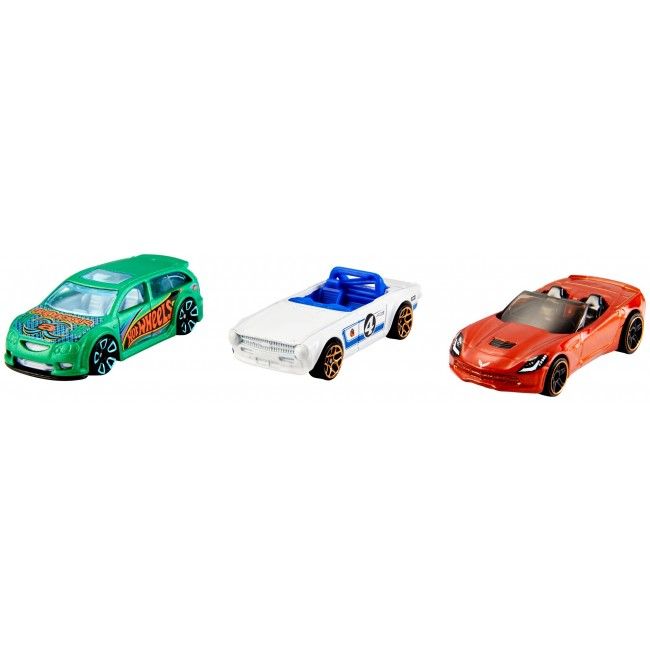Набір Hot Wheels 3 базові машинки асортимент (K5904)