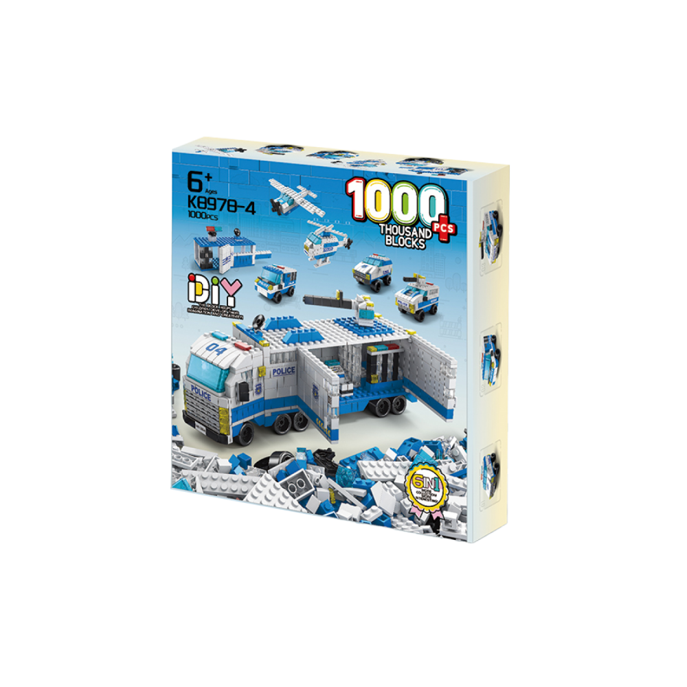 Конструктор "Поліція", 1000деталей (K8978-4)