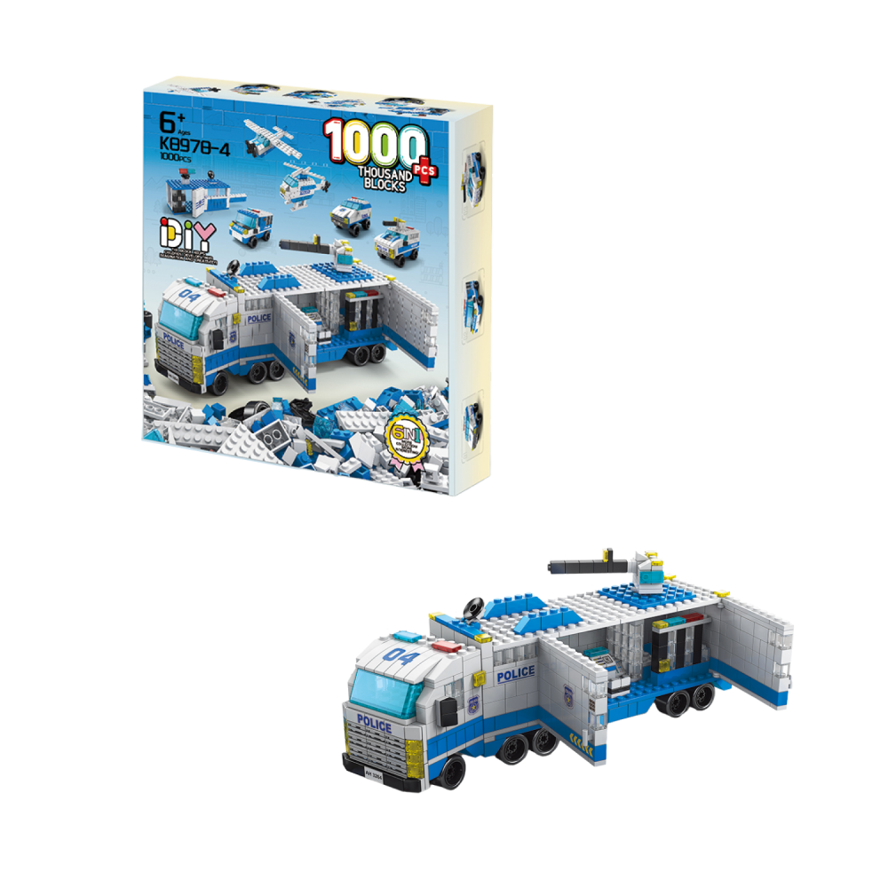 Конструктор "Поліція", 1000деталей (K8978-4)