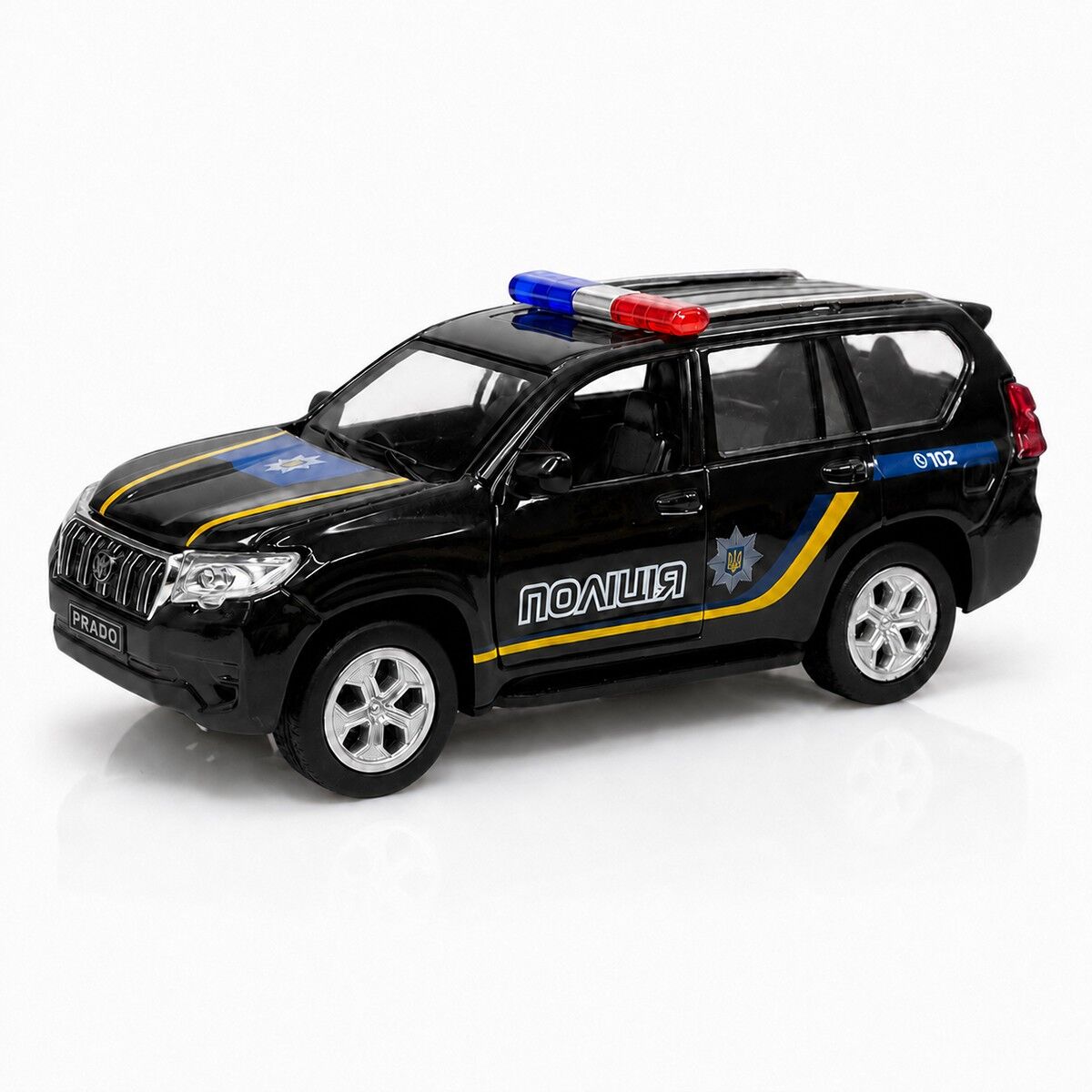 Автомодель – TOYOTA PRADO ПОЛІЦІЯ (чорний)
