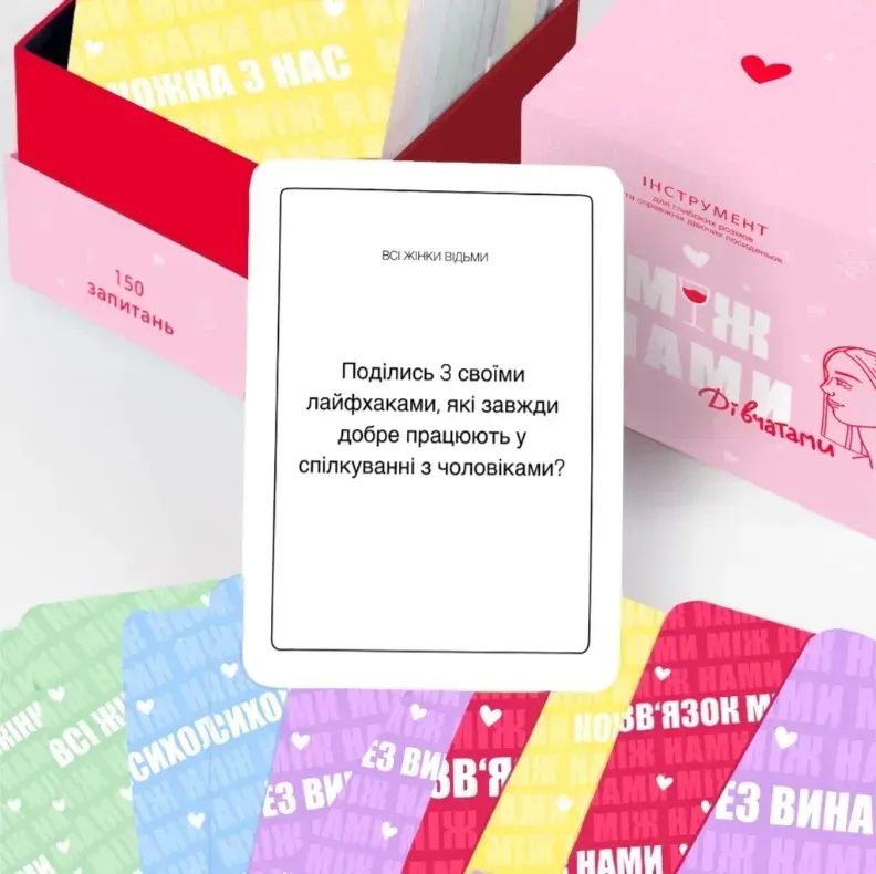 Настільна гра Memo Games Між Нами: Дівчатами