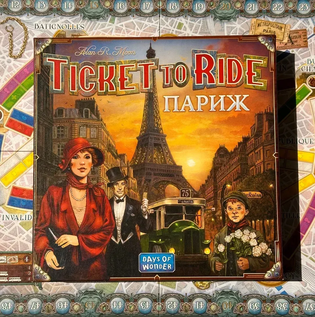 Настільна гра Lord of boards Квиток на потяг Париж (LOB2340UA)