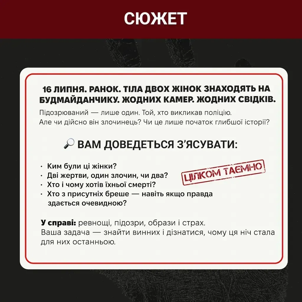 Настільна гра Нерозкриті справи #3