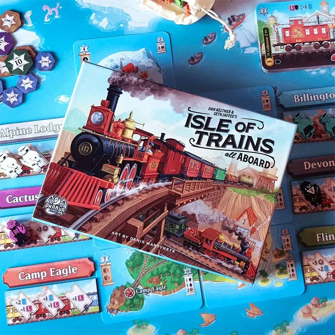 Настільна гра Острів Залізниць (Isle of Trains: All Aboard)