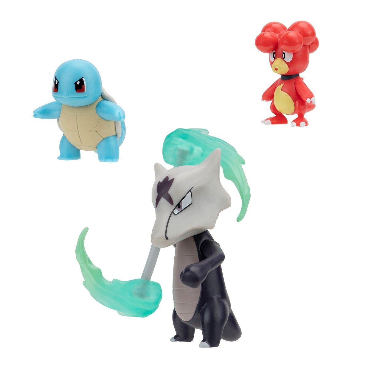 Набір ігрових фігурок POKEMON W19 - МАГБІ, СКВІРТЛ, АЛОЛА МАРОВАК