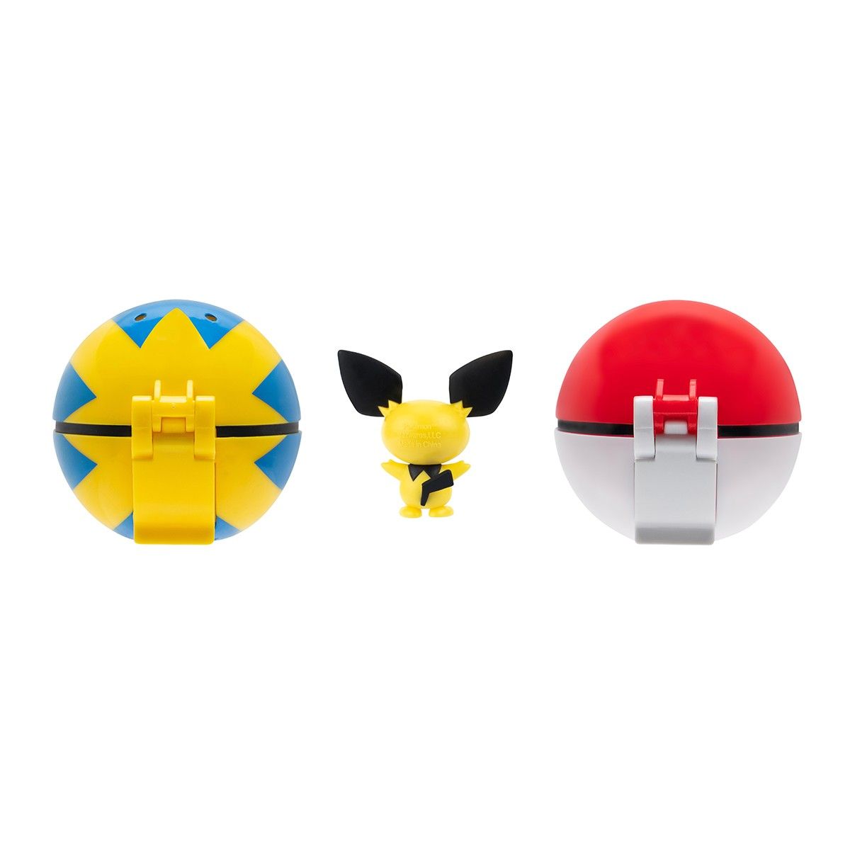 Ігровий набір POKEMON W15 - ПОЯС З ПОКЕБОЛАМИ ПІЧУ (пояс, 2 покеболи, ігрова фігурка)