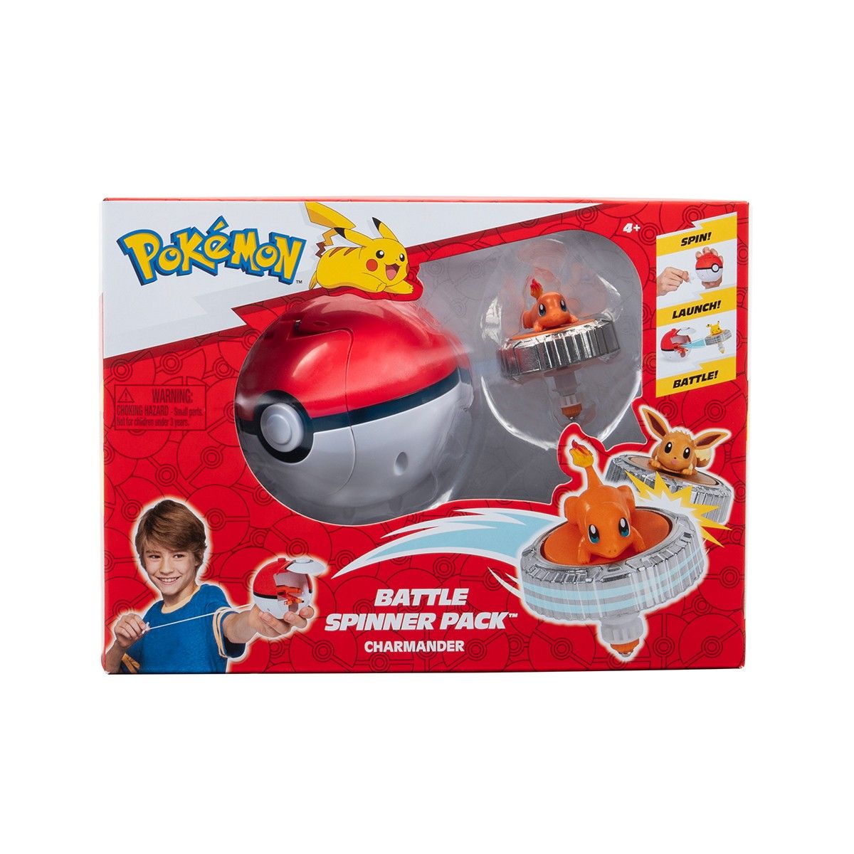 Ігровий набір POKEMON - ЧАРМАНДЕР (спінер, покебол)