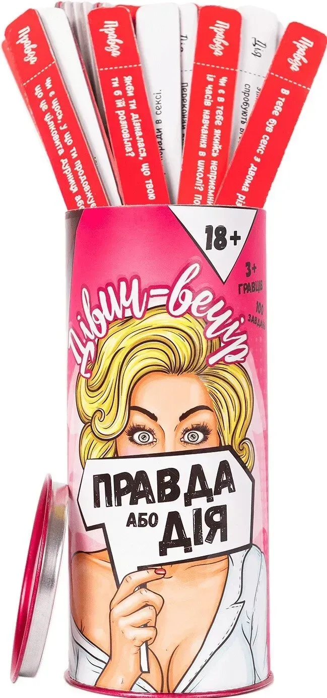 Настільна гра Fun Games Shop Правда або Дія: Дівич-вечір (FGS20)