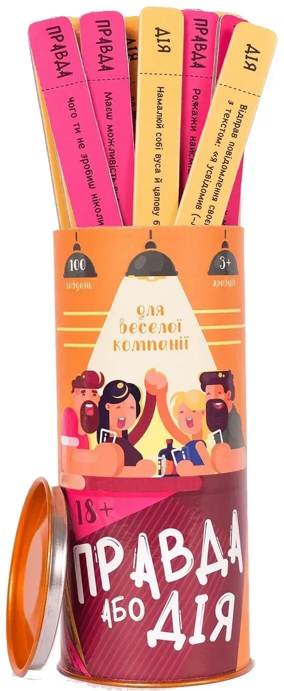 Настільна гра Fun Games Shop Правда або Дія: для Веселої Компанії (FGS21)