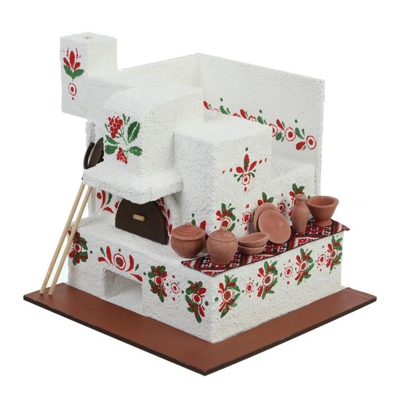 Конструктор з міні-цеглинок "Ukrainian stove. Українська піч"