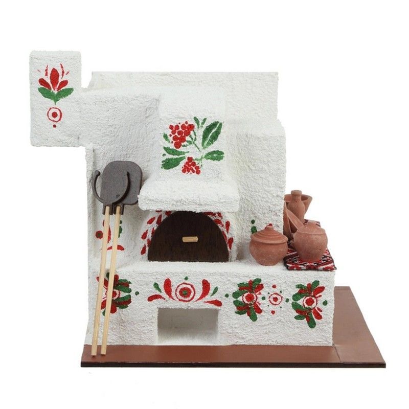 Конструктор з міні-цеглинок "Ukrainian stove. Українська піч"