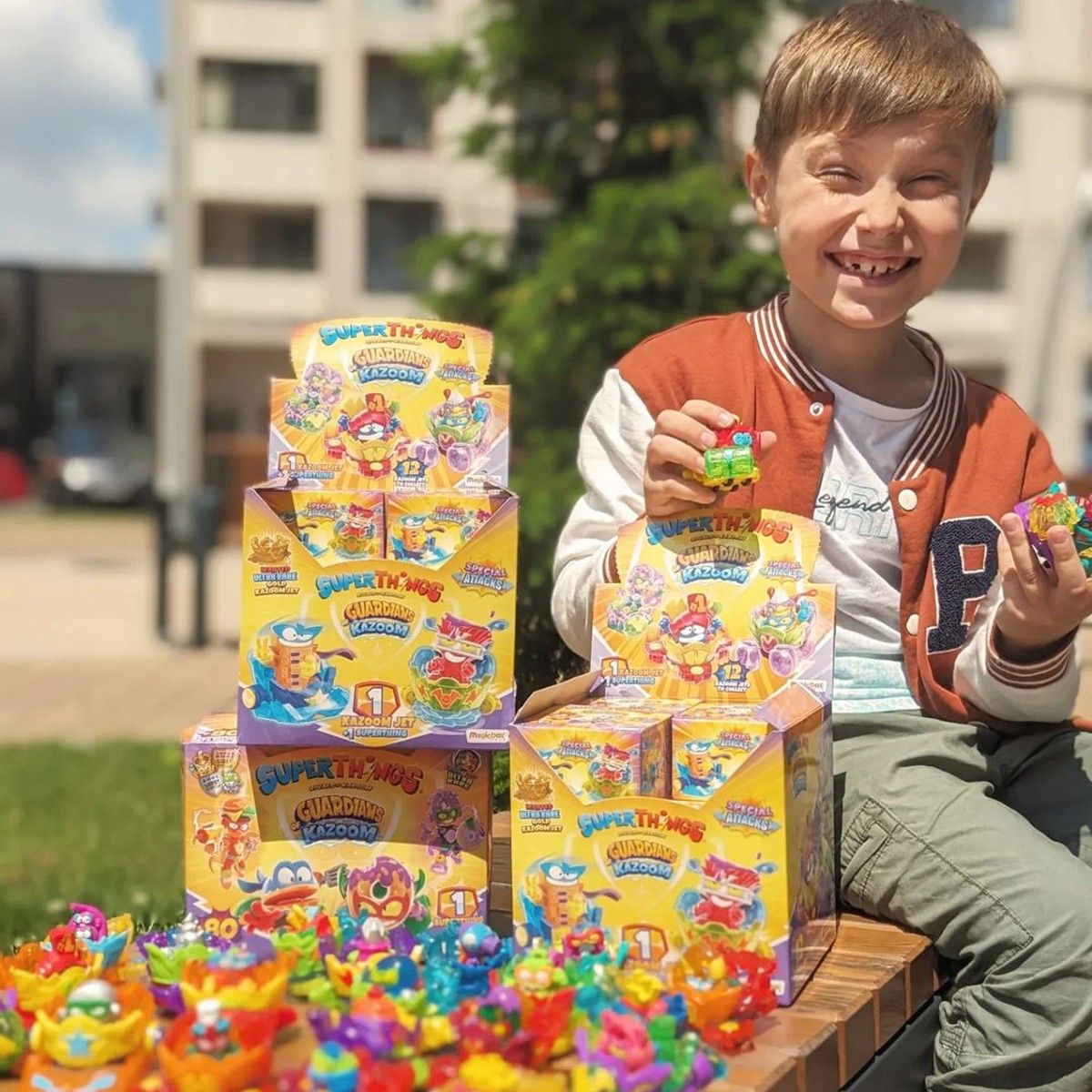 Ігровий набір SUPERTHINGS серії «Guardians of Kazoom» S2 – РЕАКТИВНИЙ ТРАНСПОРТ (транспорт, фігурка)