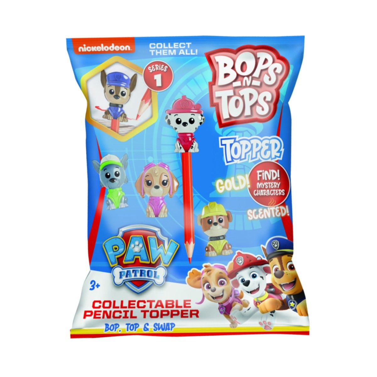 Колекційна фігурка-топер SAMBRO серії "Bop n Tops" – ЩЕНЯЧИЙ ПАТРУЛЬ (1 фігурка, 18 видів в асорт.)