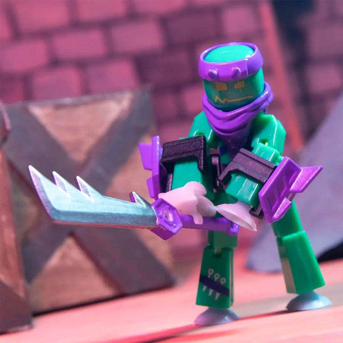 Ігровий набір для анімаційної творчості STIKBOT LEGENDS - РЕЙЗ (1 екскл. фіг., аксесуари)