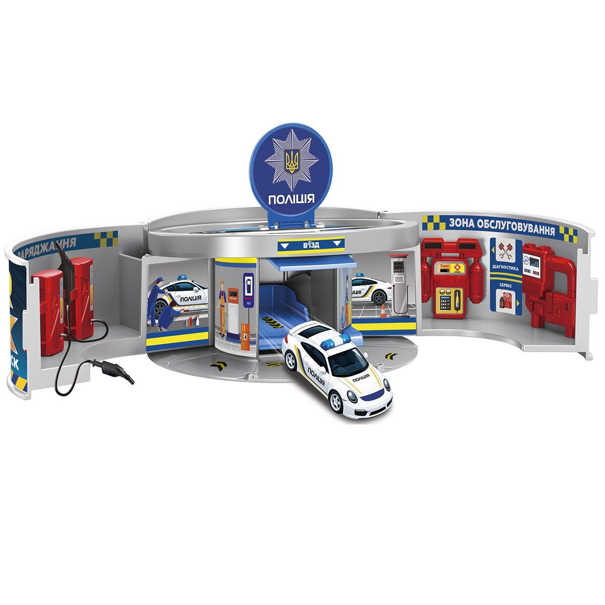 Ігровий набір CAR WAX - АВТОСЕРВІС З МІНІМОДЕЛЛЮ ЗМІНИ КОЛІР (в асорт.)