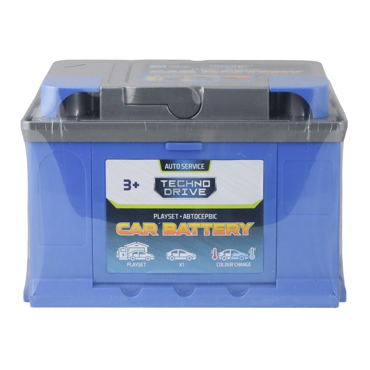 Ігровий набір CAR BATTERY - АВТОСЕРВІС З МІНІМОДЕЛЛЮ ЗМІНИ КОЛІР (в асорт.)