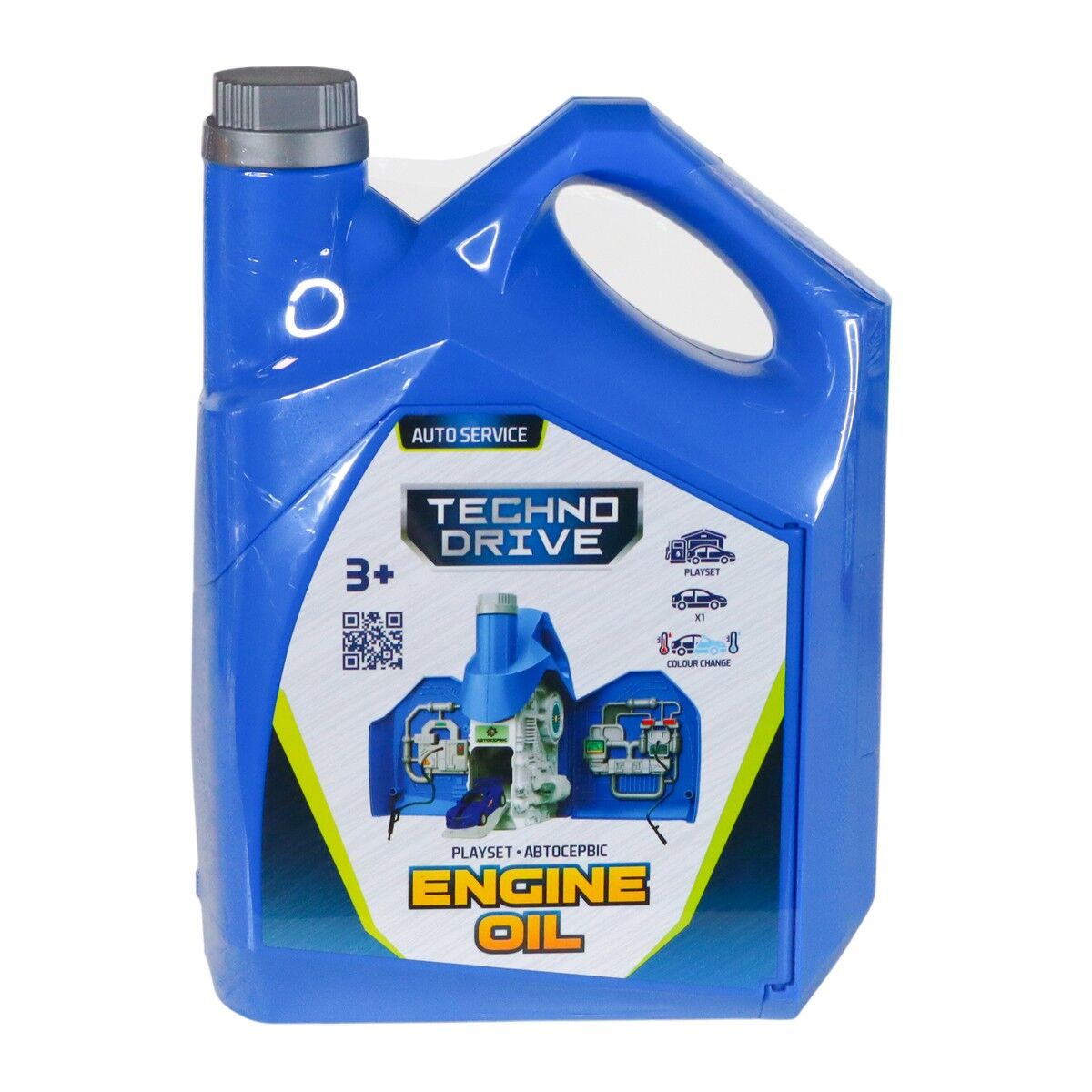 Ігровий набір ENGINE OIL - АВТОСЕРВІС З МІНІМОДЕЛЛЮ ЗМІНИ КОЛІР (в асорт.)