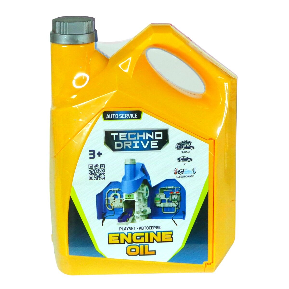 Ігровий набір ENGINE OIL - АВТОСЕРВІС З МІНІМОДЕЛЛЮ ЗМІНИ КОЛІР (в асорт.)