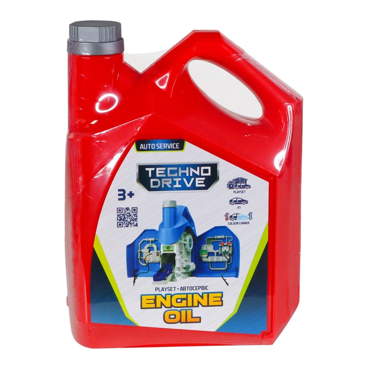 Ігровий набір ENGINE OIL - АВТОСЕРВІС З МІНІМОДЕЛЛЮ ЗМІНИ КОЛІР (в асорт.)