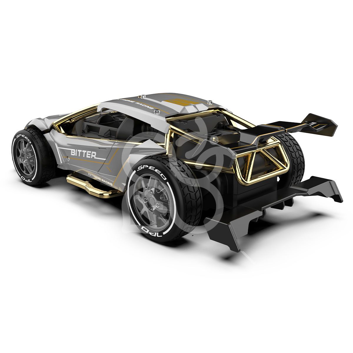 Автомобіль KS DRIVE на р/к - EXTREME RACING (метал. корпус, акум. 3.7V, 2,4 ГГц, сріблястий)