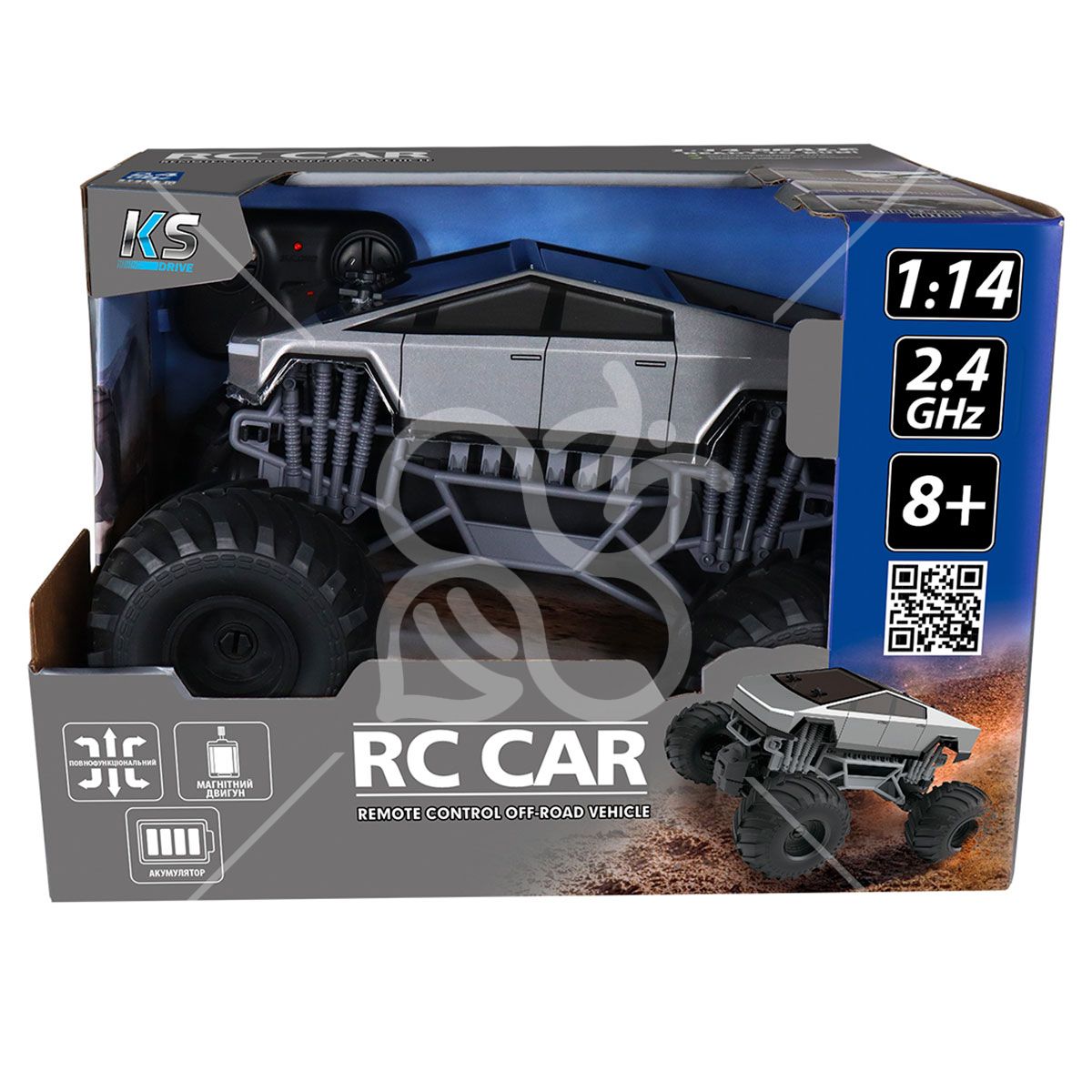 Автомобіль BIGFOOT OFF-ROAD на р/к - CYBER RIDE (акум. 3.7V, 2,4 ГГц)