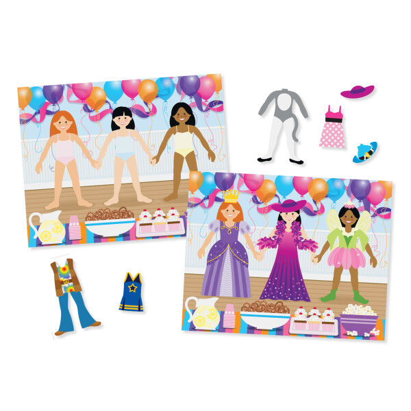 Melissa & Doug: Набір багаторазових наліпок 'Одягни ляльку'