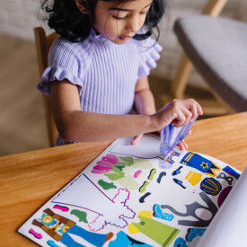 Melissa & Doug: Набір багаторазових наліпок 'Одягни ляльку'