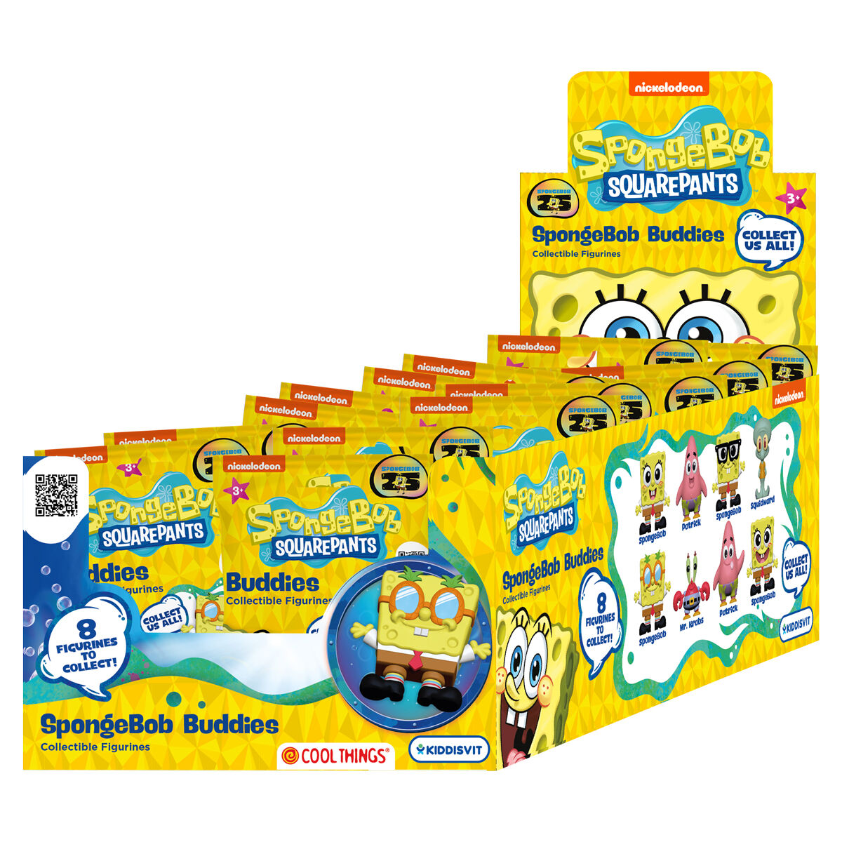 Фігурка-сюрприз COOL THINGS серії "Buddies 3D" - ГУБКА БОБ