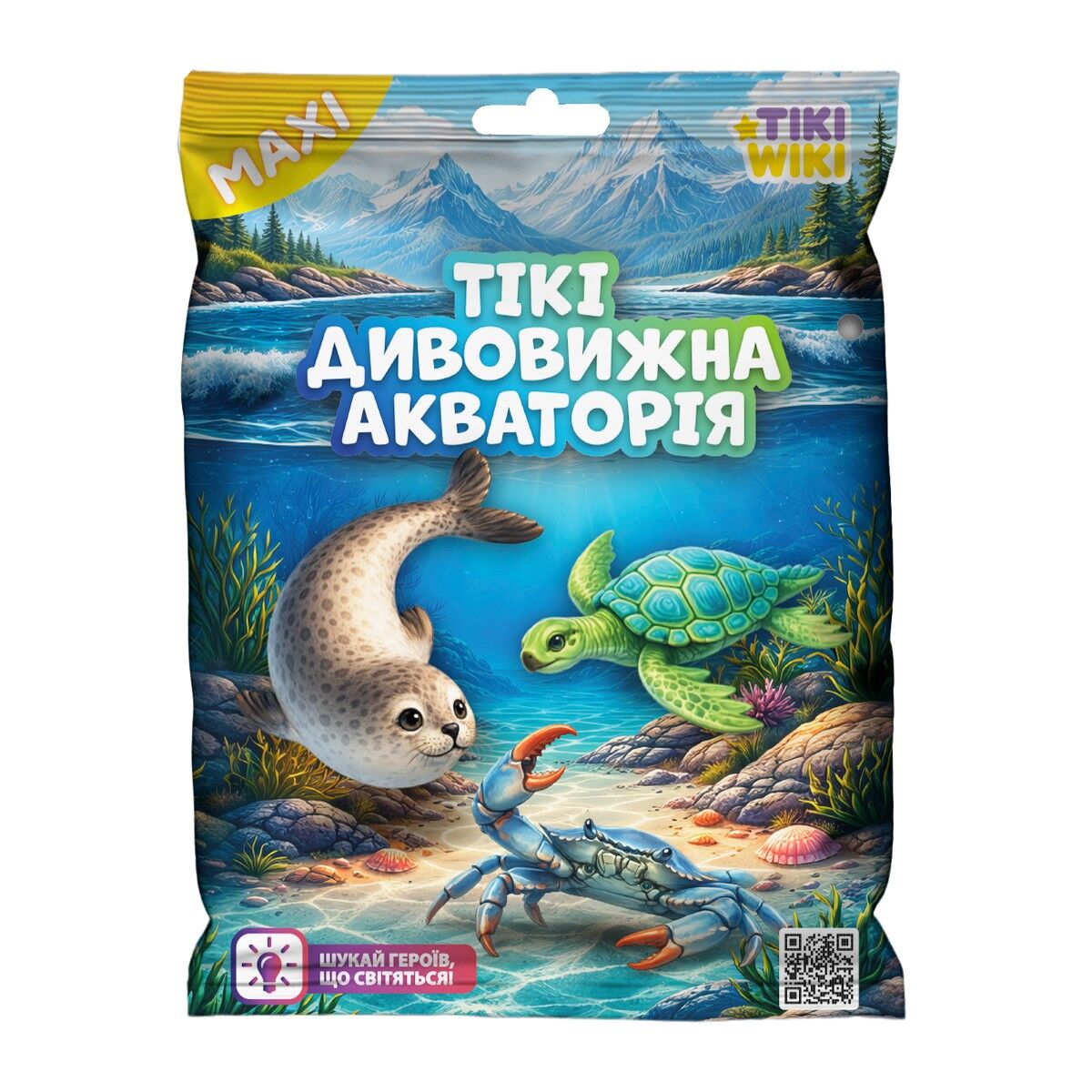 Стретч-іграшка у вигляді тварини TIKI WIKI серії "Maxi" – ТІКІ ДИВОВИЖНА АКВАТОРІЯ (у диспл.)