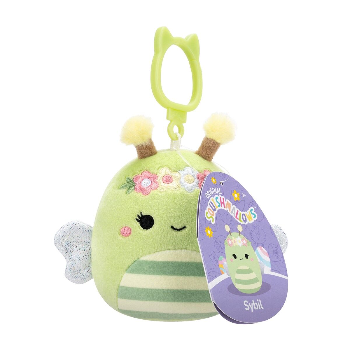 М'яка іграшка на кліпсі SQUISHMALLOWS – БДЖІЛКА СІБІЛ (9 cm)