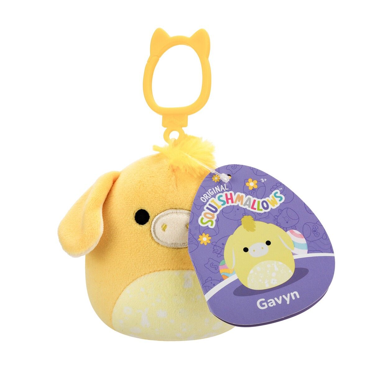 М'яка іграшка на кліпсі SQUISHMALLOWS – ВІСЛЮЧОК ГЕВІН (9 cm)