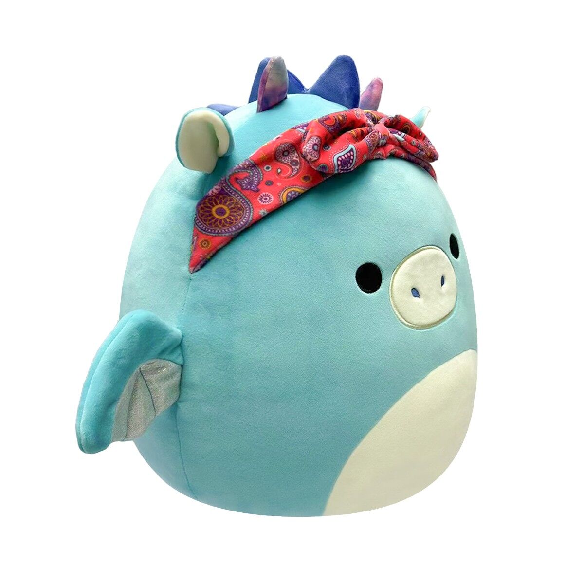 М'яка іграшка SQUISHMALLOWS – ДРАКОН У БАНДАНІ (19 cm)