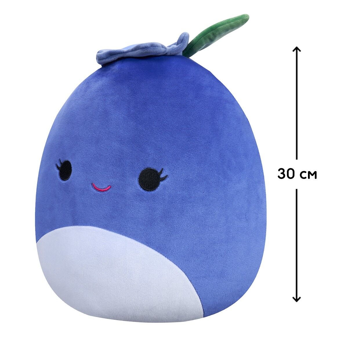 М'яка іграшка SQUISHMALLOWS – ЧОРНИЦЯ БЛУБІ (30 cm)