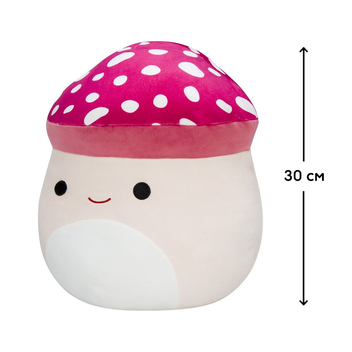 М'яка іграшка SQUISHMALLOWS – ГРИБ МАЛЬКОЛЬМ (30 cm)