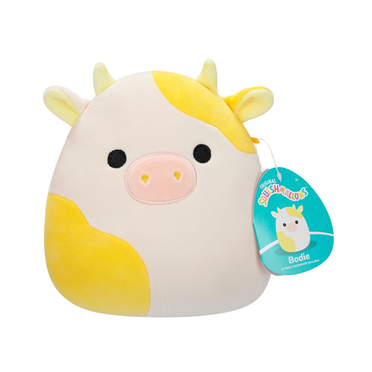 М'яка іграшка SQUISHMALLOWS – КОРІВКА БОДІ (19 cm)