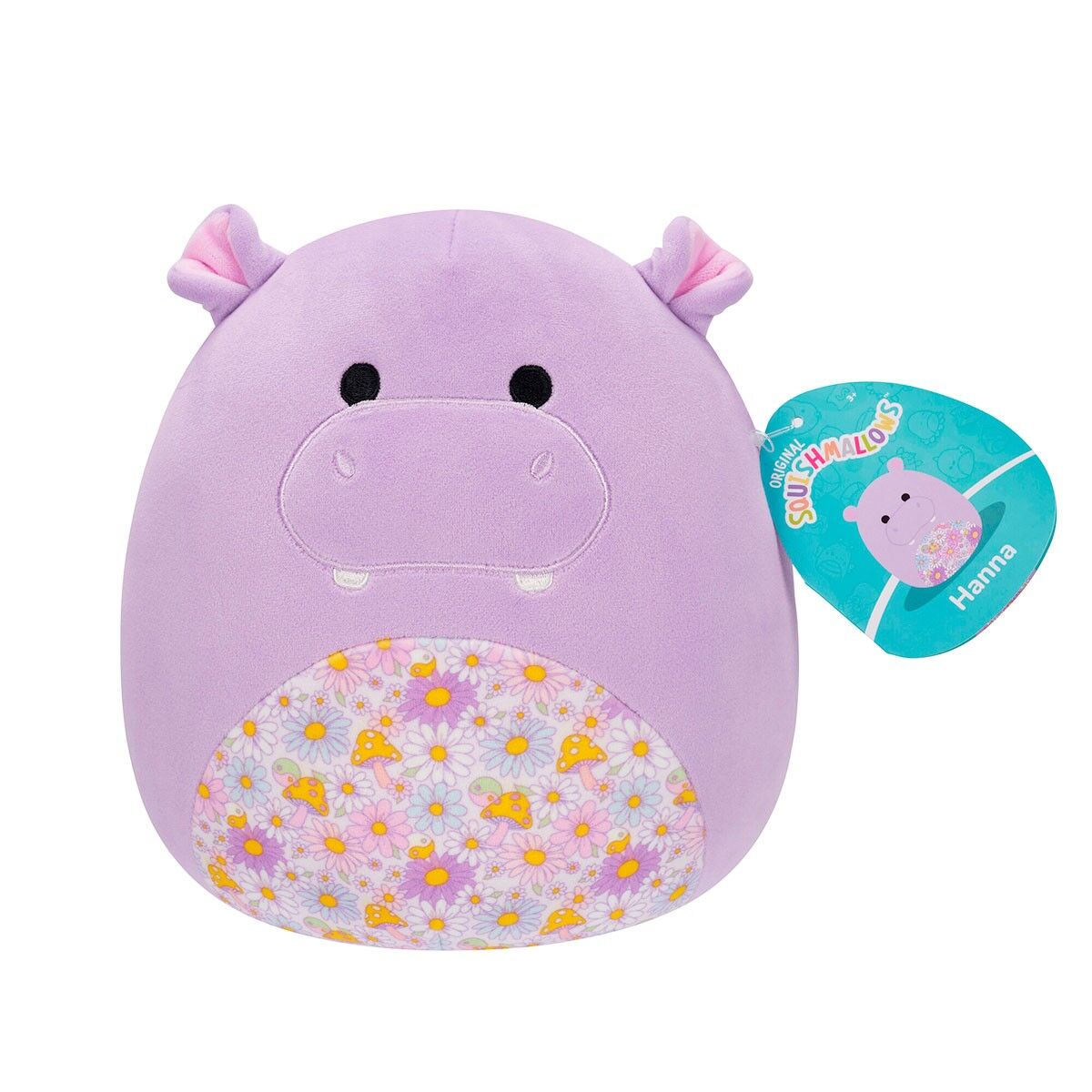 М'яка іграшка SQUISHMALLOWS – БЕГЕМОТ ХАННА (19 cm.)