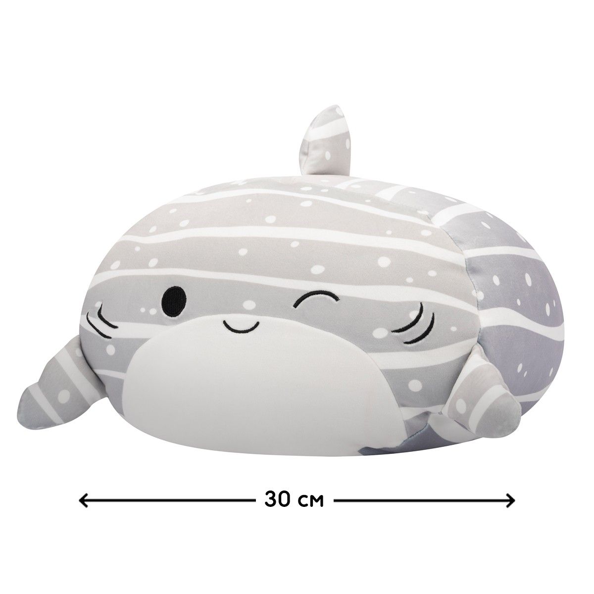 М'яка іграшка SQUISHMALLOWS – КИТОВА АКУЛА САЧІ (30 cm)
