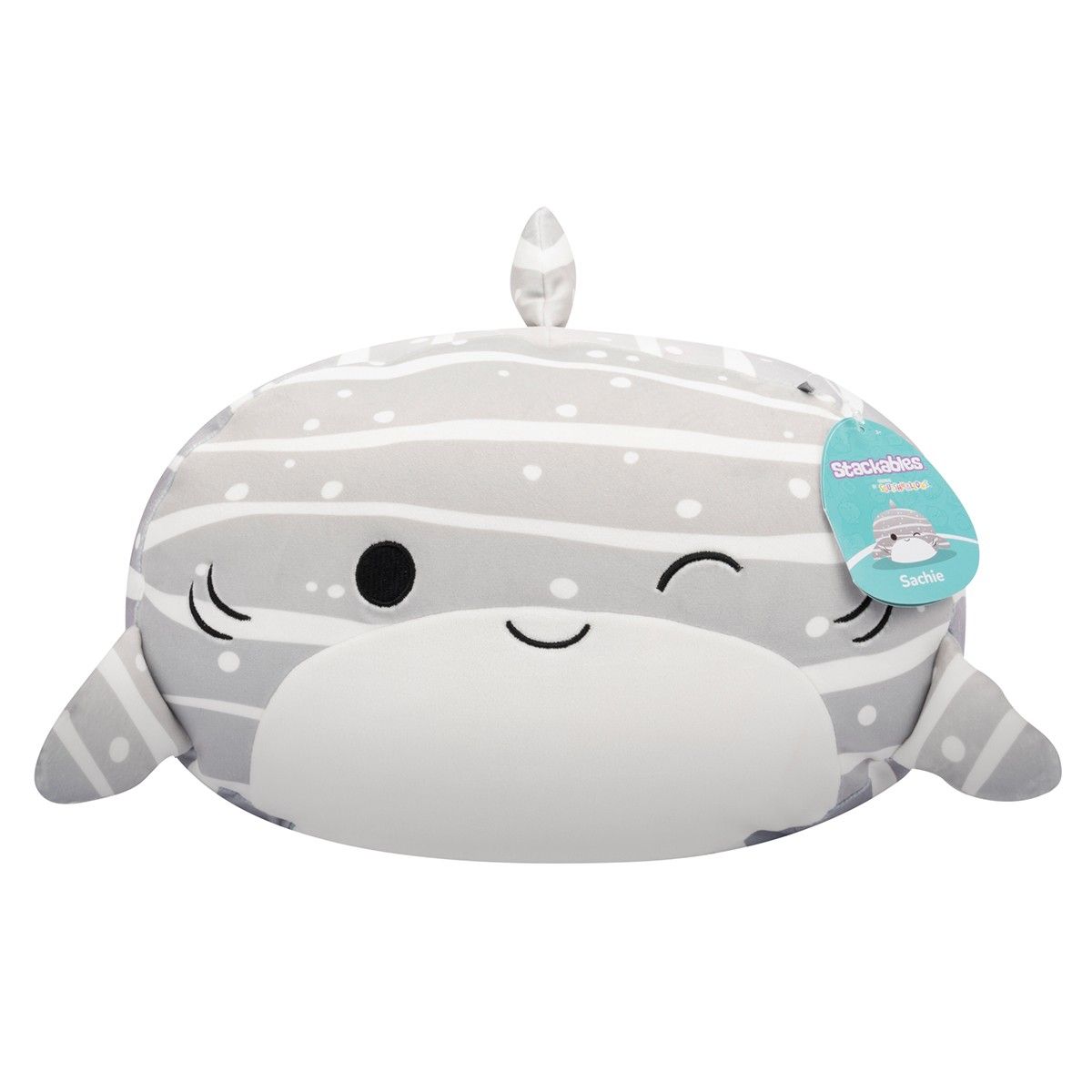 М'яка іграшка SQUISHMALLOWS – КИТОВА АКУЛА САЧІ (30 cm)