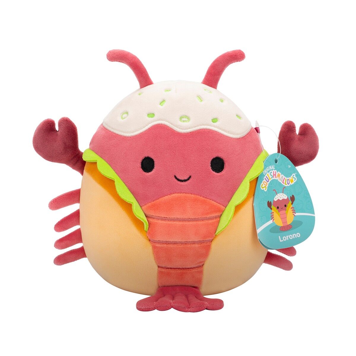 М'яка іграшка SQUISHMALLOWS – ЛОБСТЕР ЛОРОНО (19 cm)