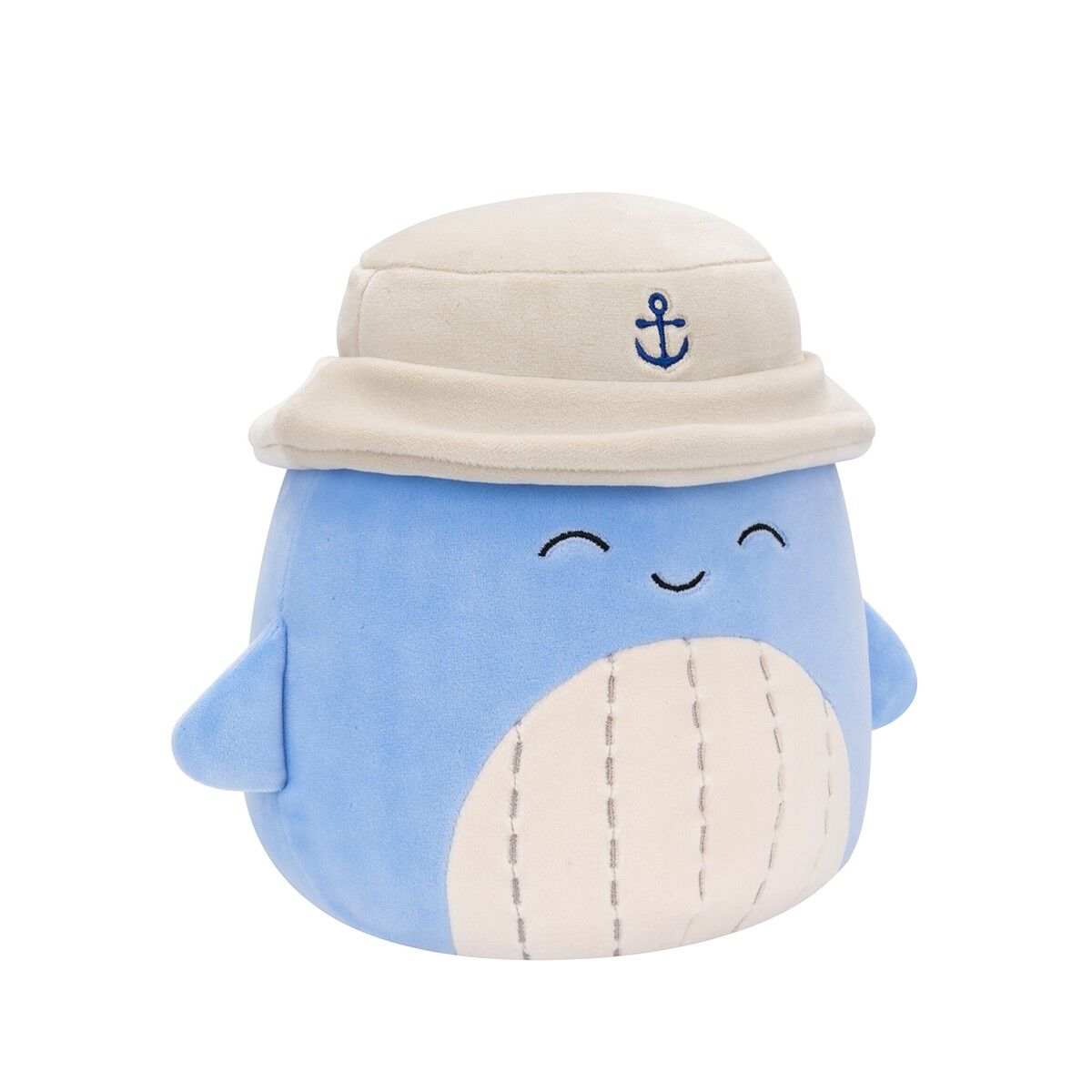 М'яка іграшка SQUISHMALLOWS – СИНІЙ КИТ САМІР У ПАНАМІ (19 cm)