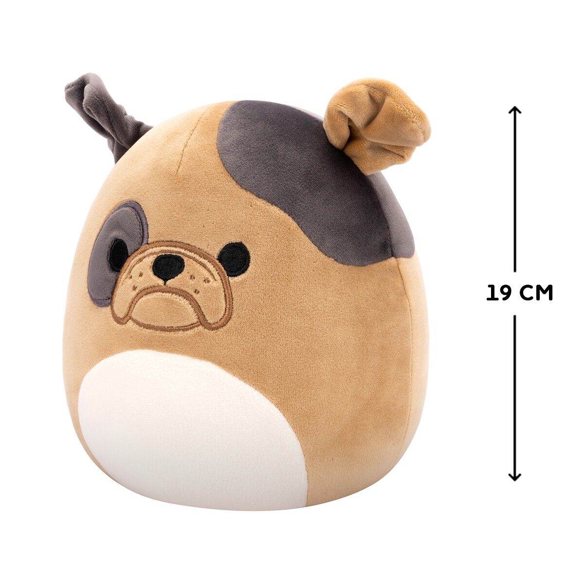 М'яка іграшка SQUISHMALLOWS – БУЛЬДОГ ЛОФЕР (19 cm)