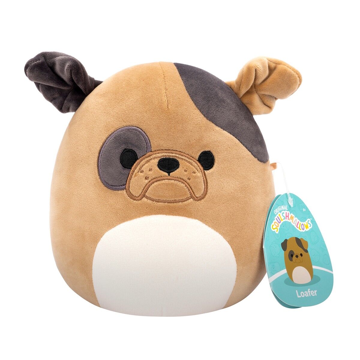 М'яка іграшка SQUISHMALLOWS – БУЛЬДОГ ЛОФЕР (19 cm)