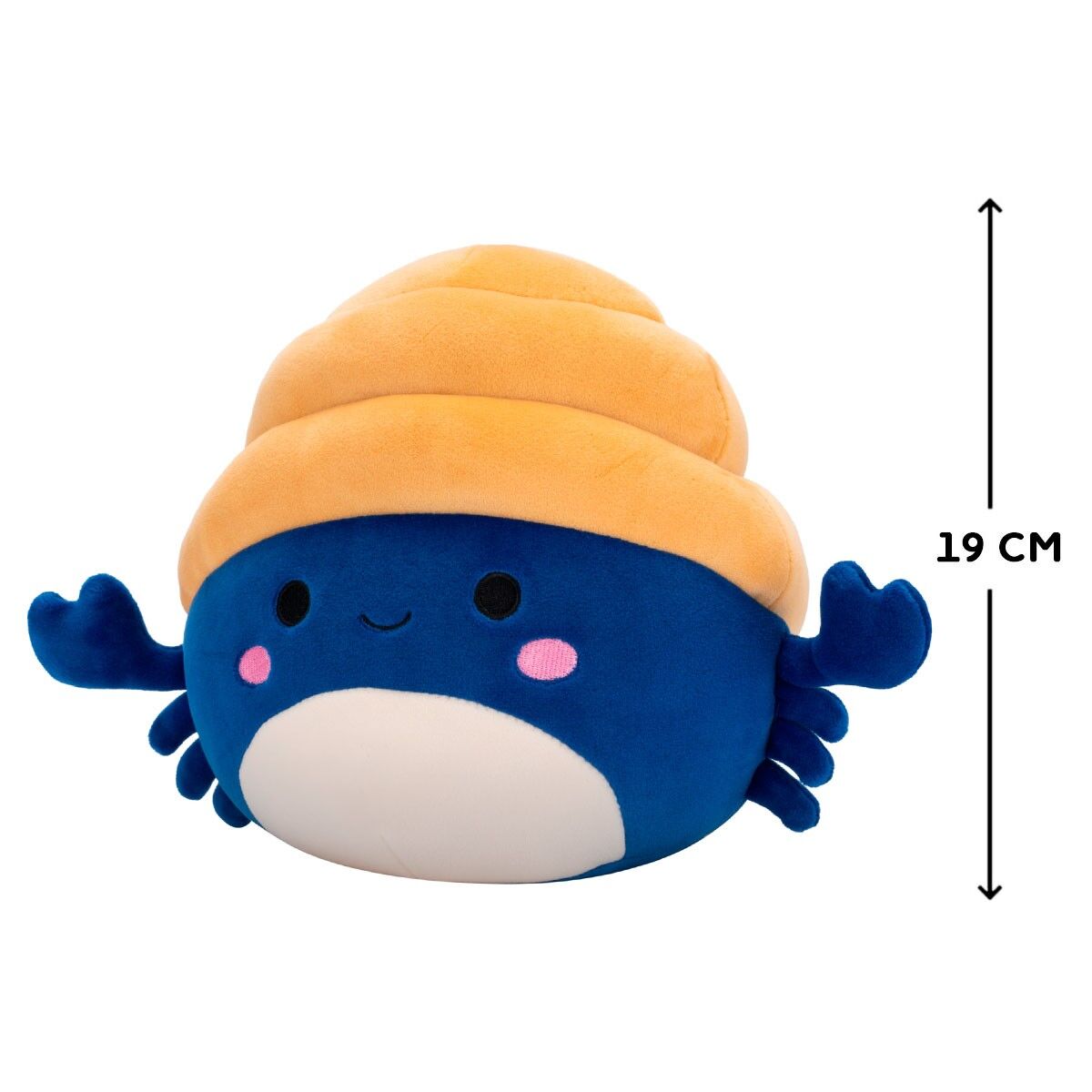 М'яка іграшка SQUISHMALLOWS – КРАБ-САМІТНИК ЛЕНОР (19 cm)