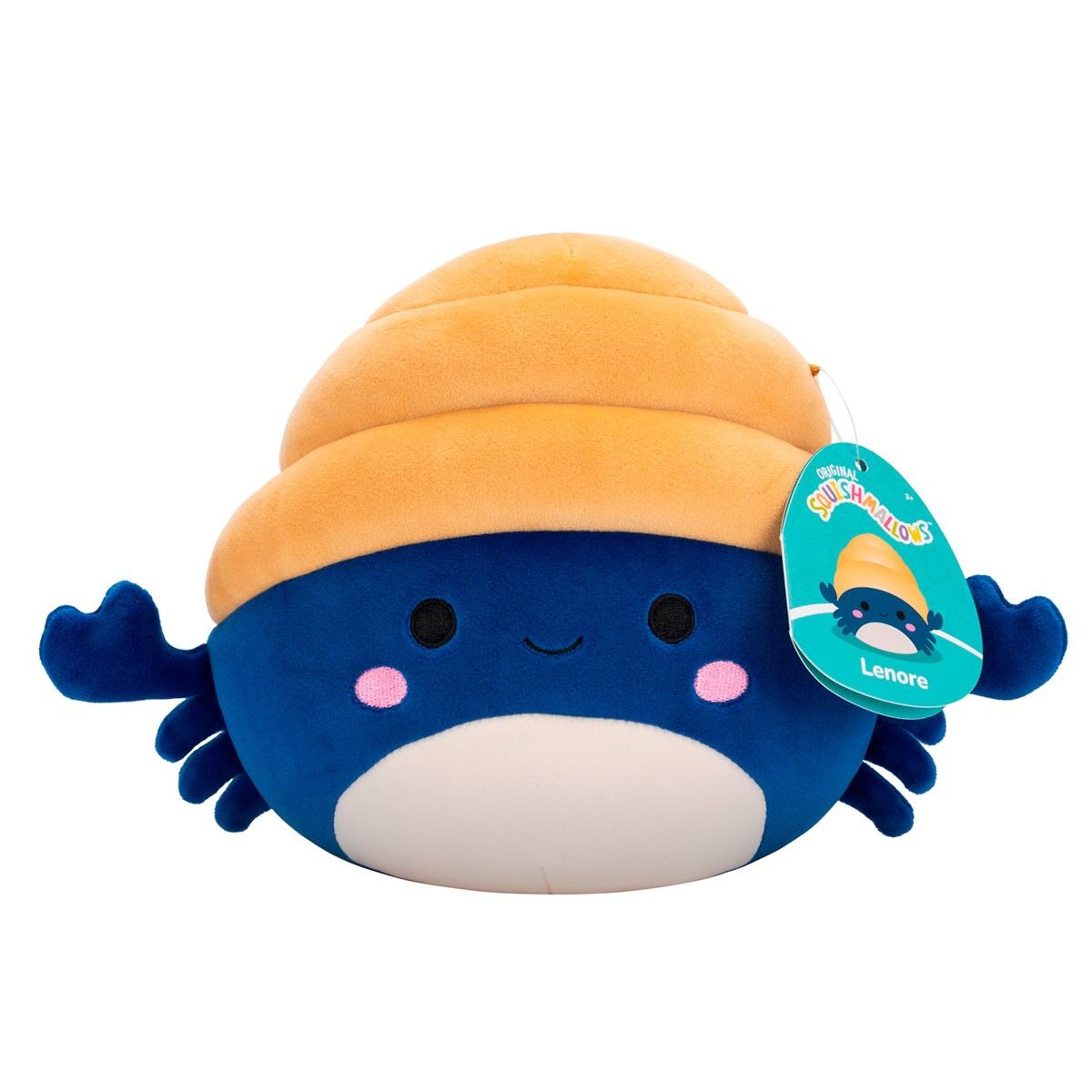 М'яка іграшка SQUISHMALLOWS – КРАБ-САМІТНИК ЛЕНОР (19 cm)