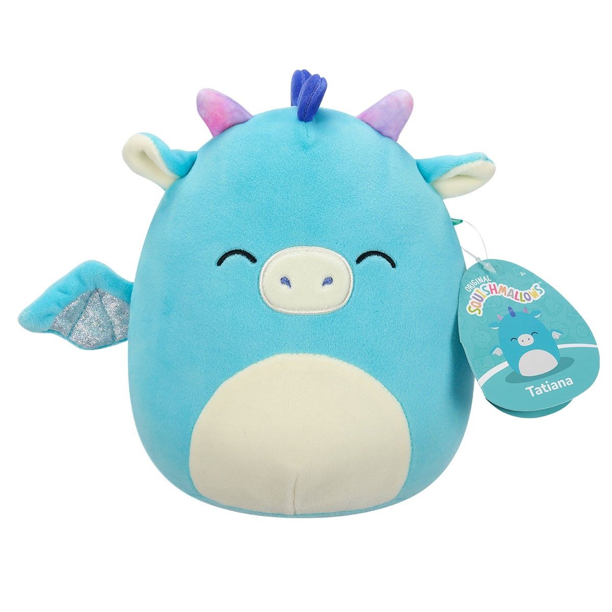 М'яка іграшка SQUISHMALLOWS – ДРАКОН ТЕТЯНА (19 cm)