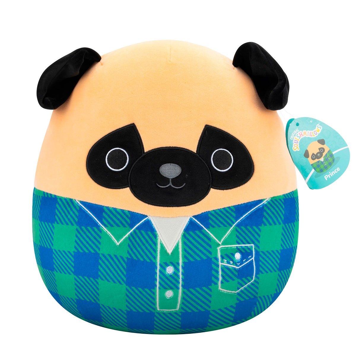 М'яка іграшка SQUISHMALLOWS – МОПС ПРИНЦ (30 cm)