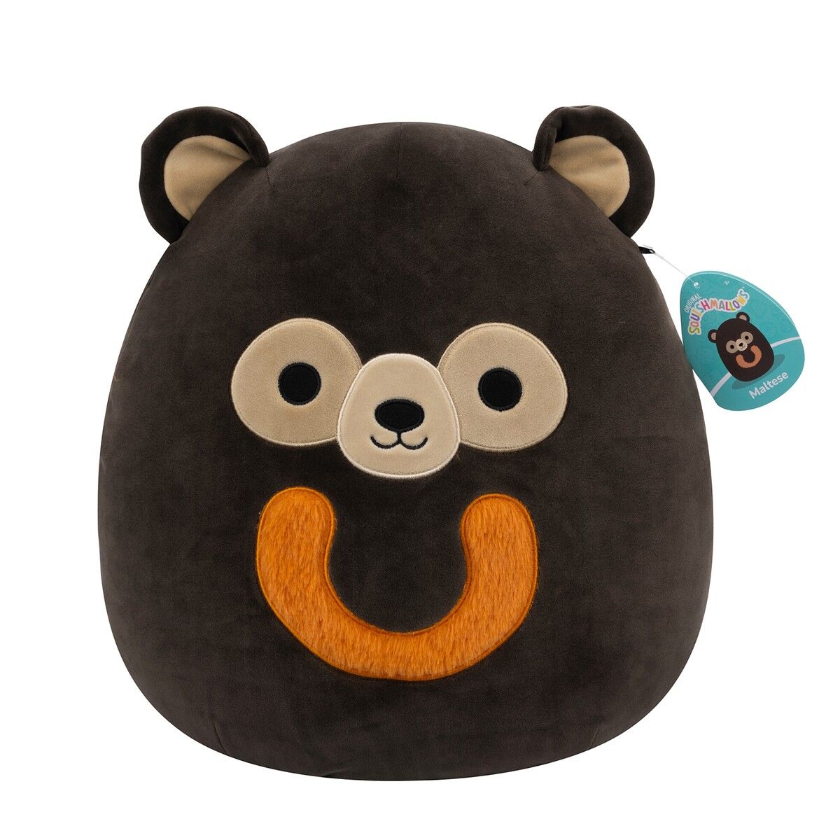 М'яка іграшка SQUISHMALLOWS – БУРИЙ ВЕДМІДЬ МАЛТІЗ (30 cm)