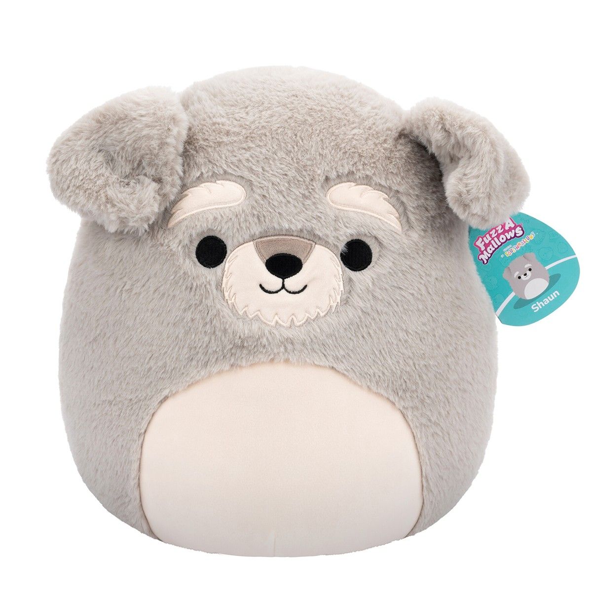 М'яка іграшка SQUISHMALLOWS – ШНАУЦЕР ШОН (30 cm)