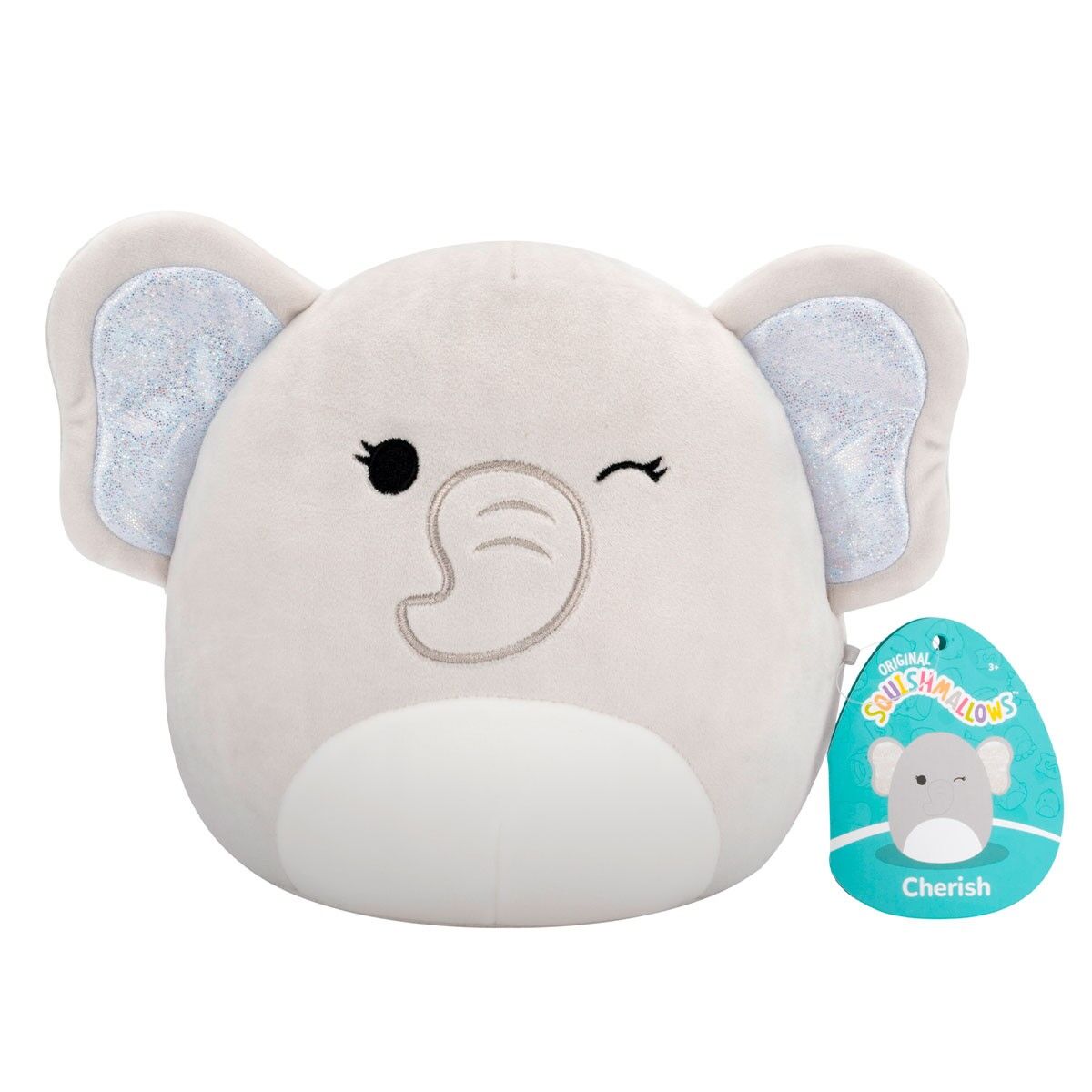 М'яка іграшка SQUISHMALLOWS – СЛОН ЧЕРІШ (19 cm)